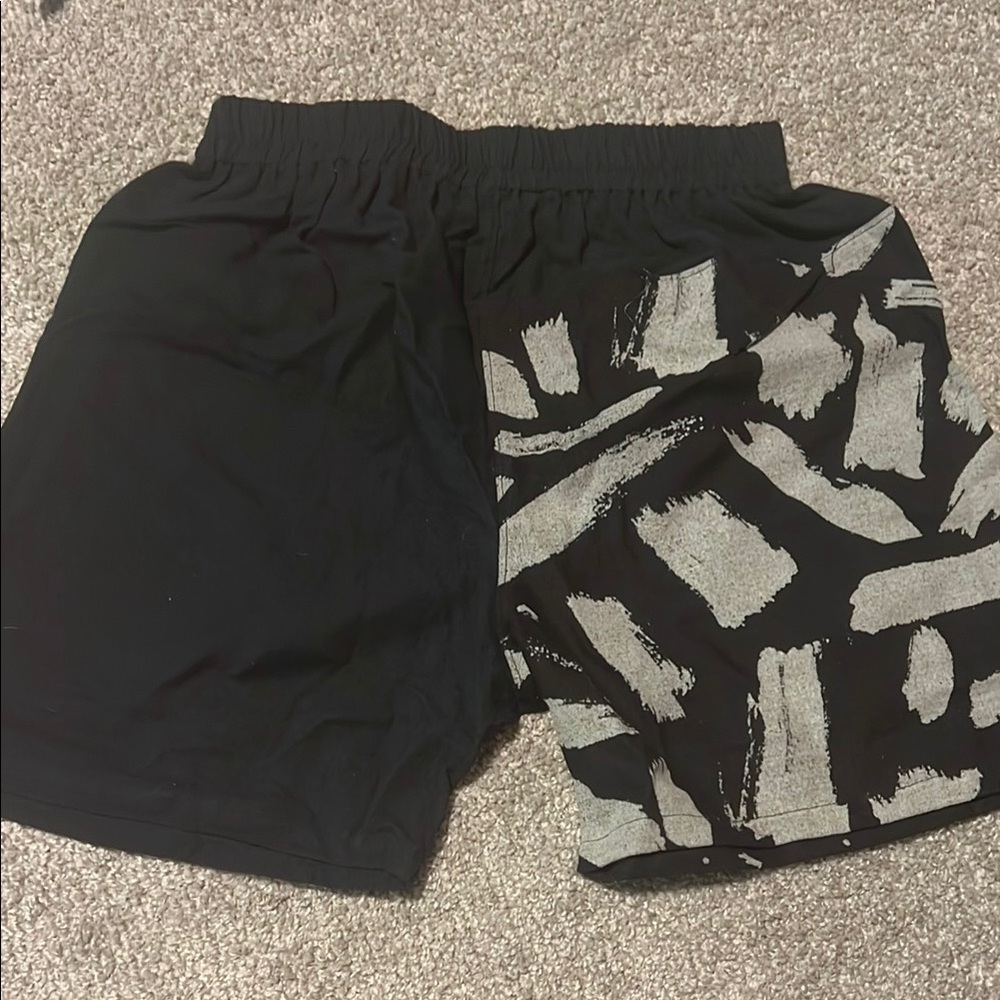 Stylish Black and Gray Men's Shorts